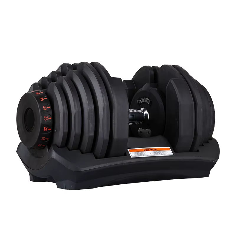 Adjustable 40Kg/90Lb Dumbbell Set with Automatic Features for Home Fitness