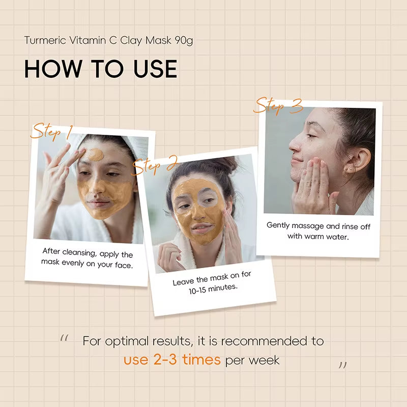  Vitamin C Turmeric Mud Mask Cleansing Pore 