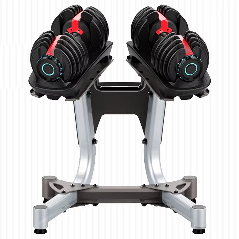 Adjustable 40Kg/90Lb Dumbbell Set with Automatic Features for Home Fitness