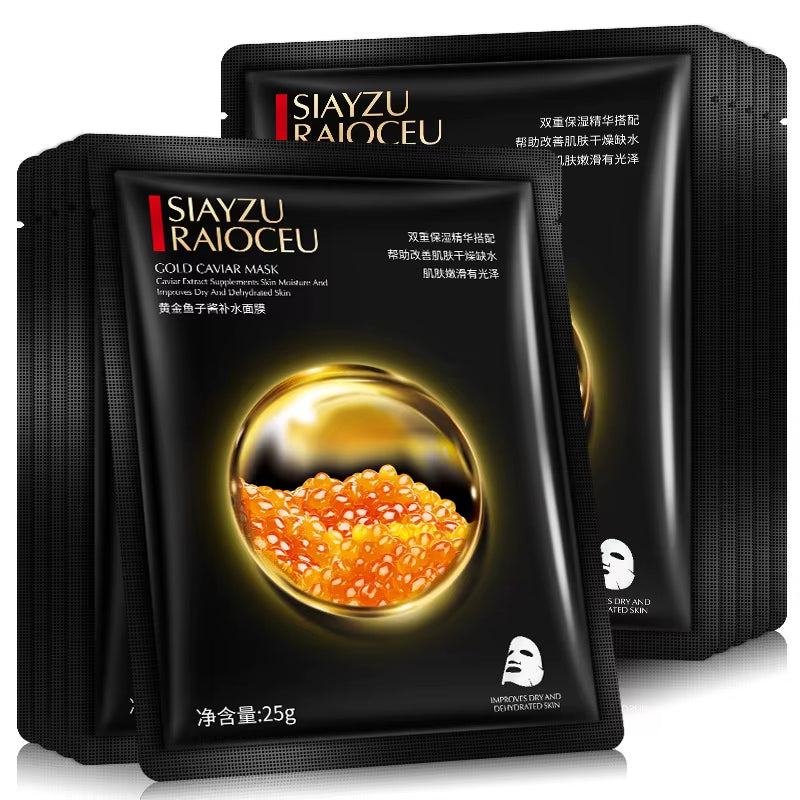 Golden Caviar Moisturizing Facial Masks 