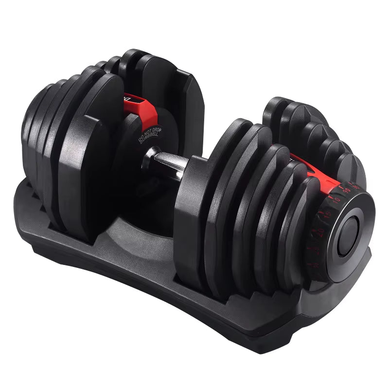 Adjustable 40Kg/90Lb Dumbbell Set with Automatic Features for Home Fitness