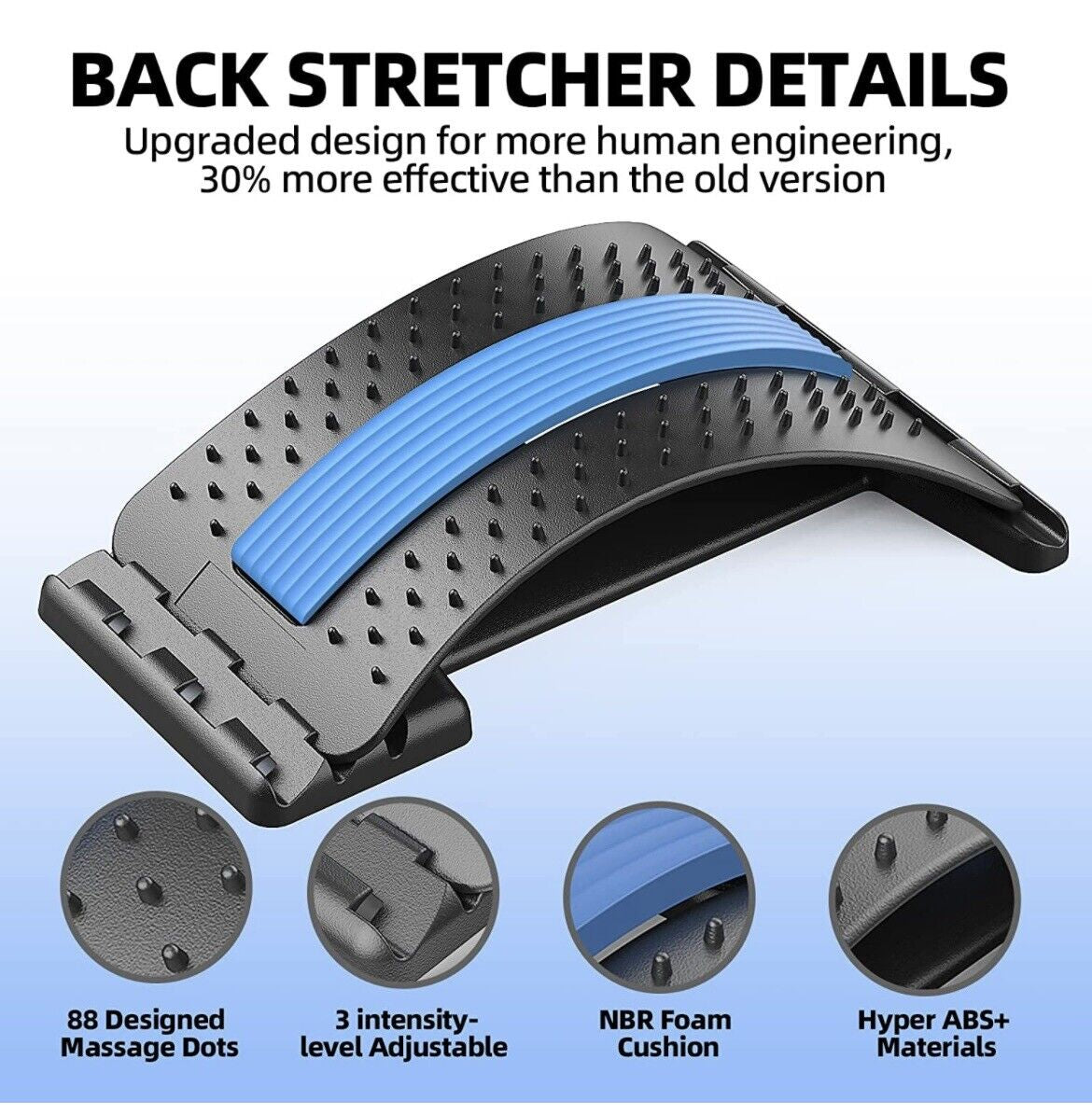 Back Stretcher for Lower Back Pain Relief