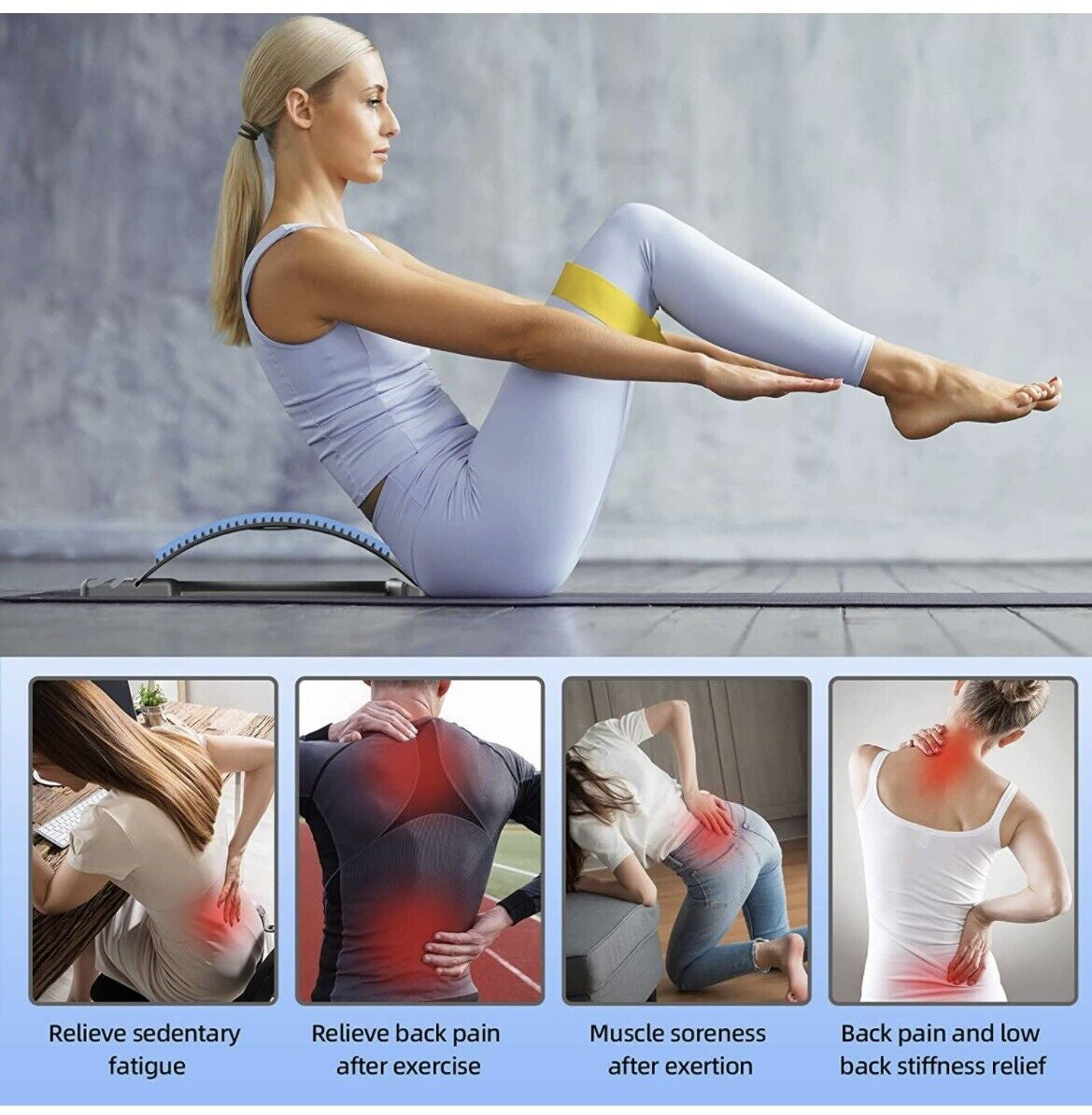 Back Stretcher for Lower Back Pain Relief