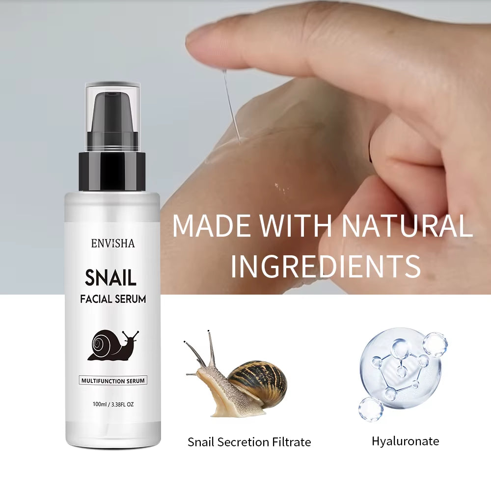 Snail Collagen Face Serum Facial Firming Skin Care 