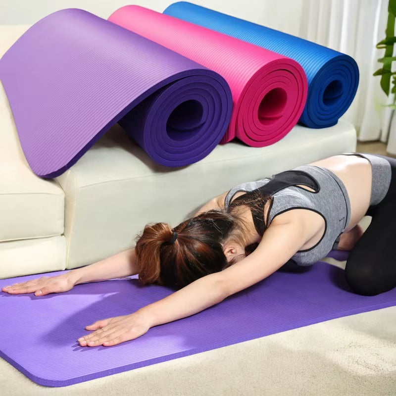 Yoga Mat Anti-Skid Sports Fitness Mat 3MM-6MM Thick