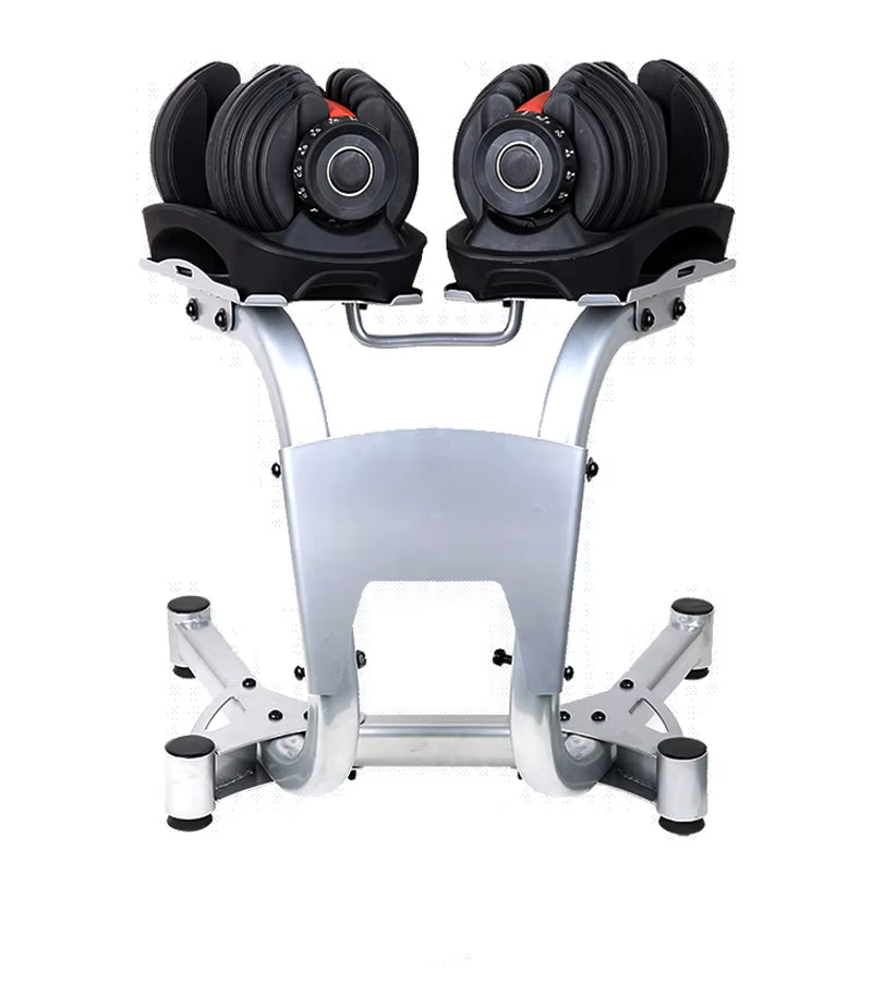 Adjustable 40Kg/90Lb Dumbbell Set with Automatic Features for Home Fitness