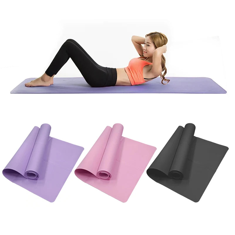 4MM Thick  Yoga Mats Anti-Slip Sport Fitness 