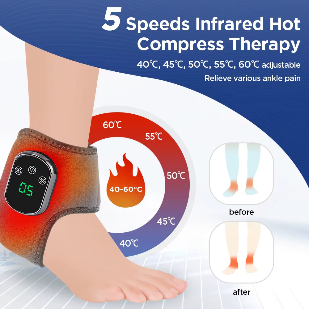 Red Light Therapy Ankle Device for Joint Pain