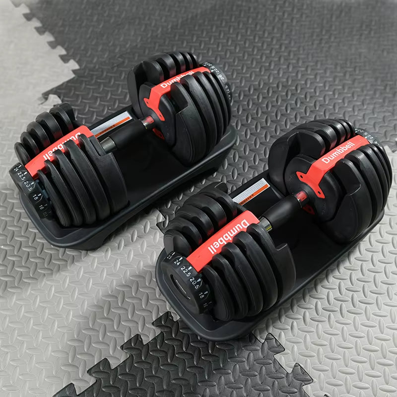 Adjustable Dumbbell Set Home Arm Training Fitness