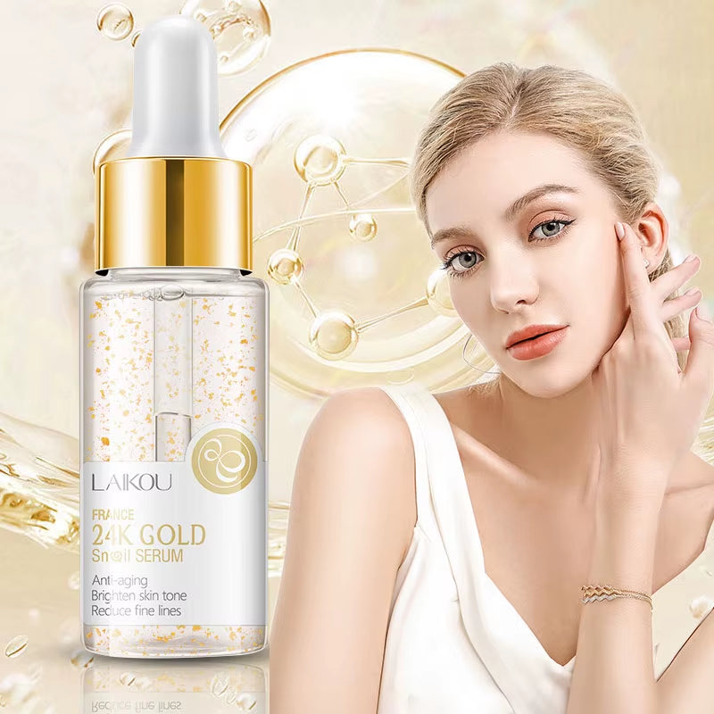 24K Gold Snail Face Serum Anti-Aging