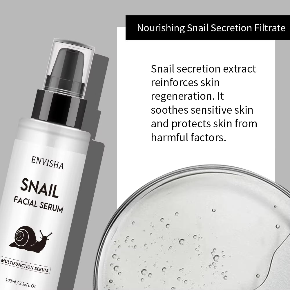 Snail Collagen Face Serum Facial Firming Skin Care 